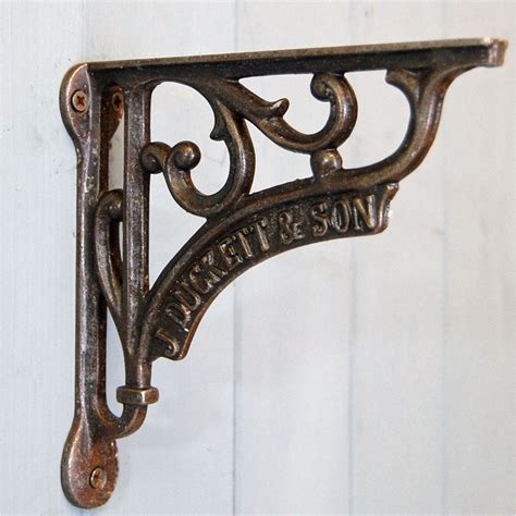 antique shelf brackets metal|old style shelf brackets.